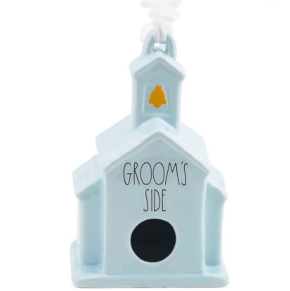 Rae Dunn “Groom’s Side” Birdhouse